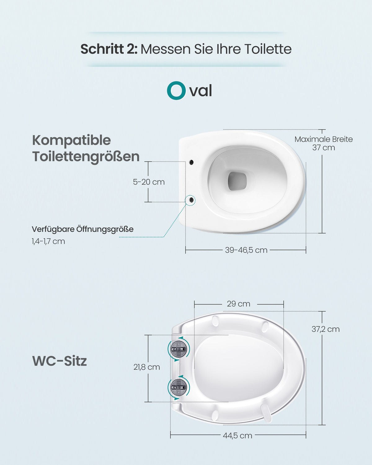 Toiletbril met Kinderzitje – Ovaal – Soft-Close – Afneembaar – Wit