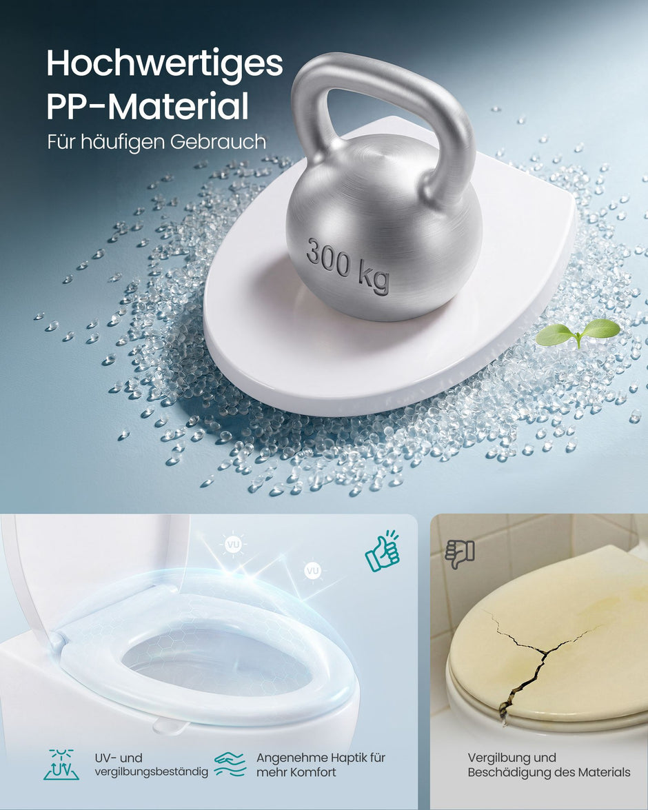 Toiletbril met Kinderzitje – Ovaal – Soft-Close – Afneembaar – Wit