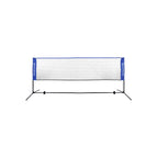 Badmintonnet - Verstelbaar tennisnet - 3 meter - Blauw