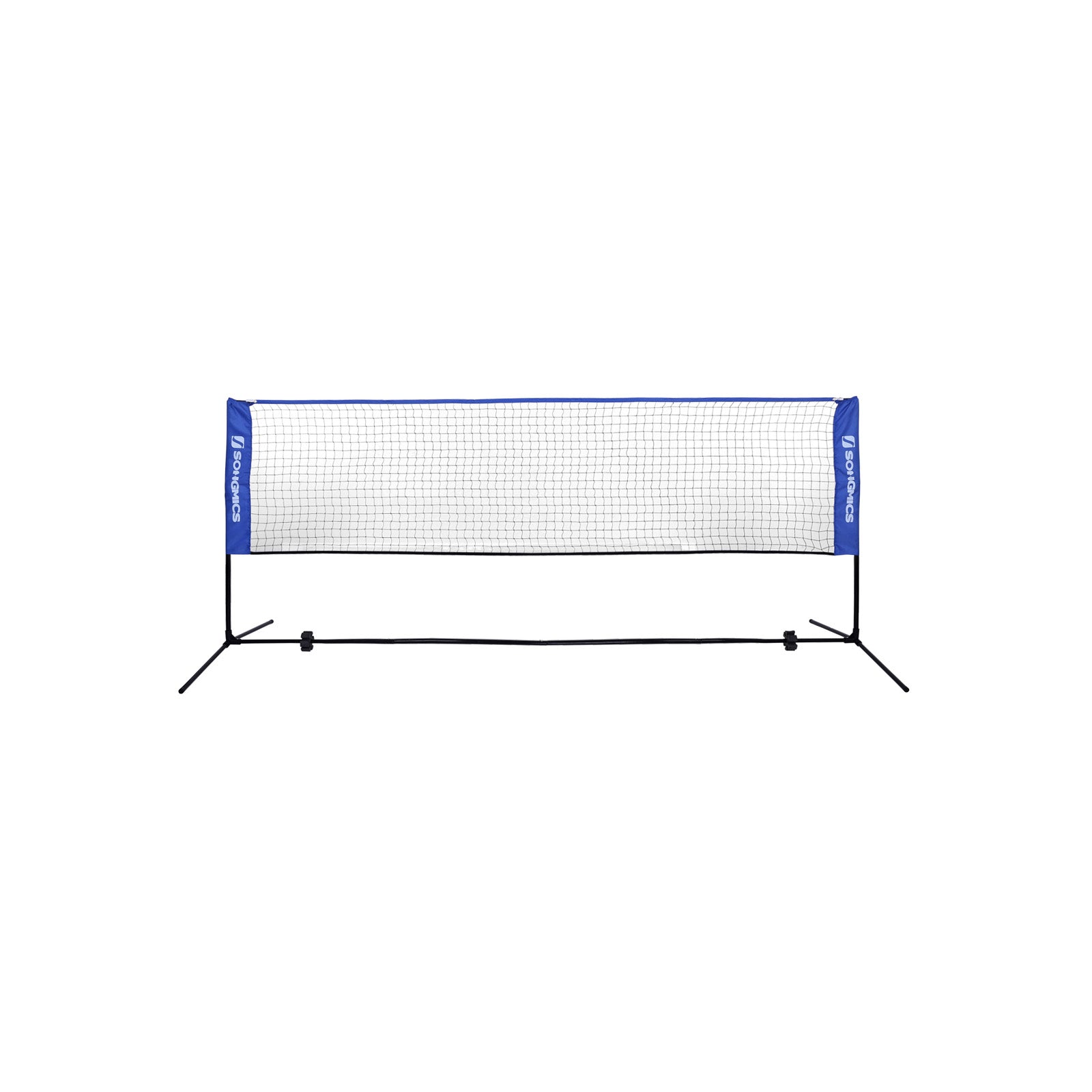 Badmintonnet - Verstelbaar tennisnet - 3 meter - Blauw