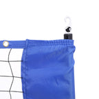 Badmintonnet - Verstelbaar tennisnet met ijzeren frame en tas - Blauw