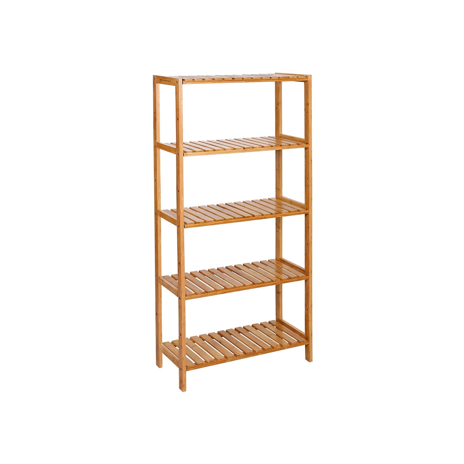 Badkamerplank – 5 planken – bamboe – naturel