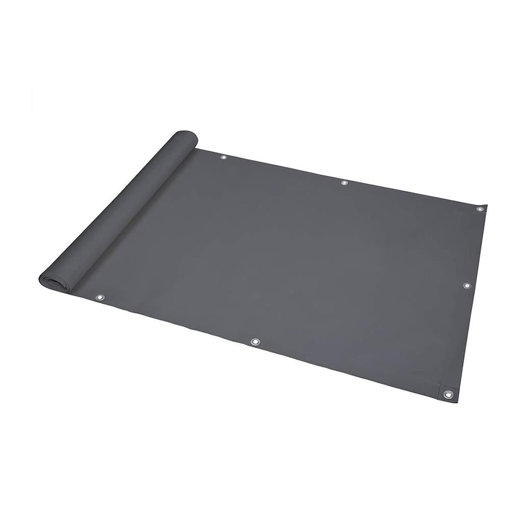 Balkonbekleding - Privacybescherming - 6 x 0,9 m - Grijs