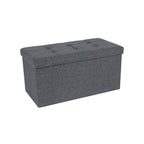 Zitbank – 80 L – opvouwbaar – 300 kg – 76 x 38 x 38 cm – lichtgrijs
