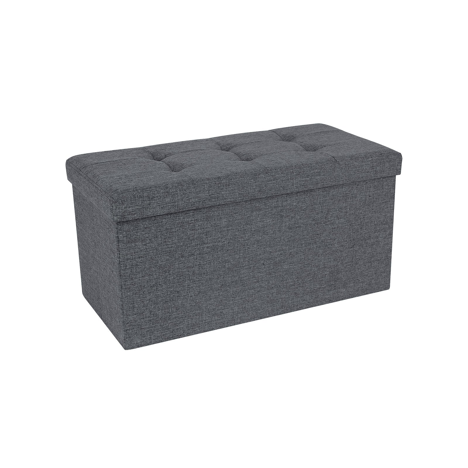 Zitbank – 80 L – opvouwbaar – 300 kg – 76 x 38 x 38 cm – lichtgrijs