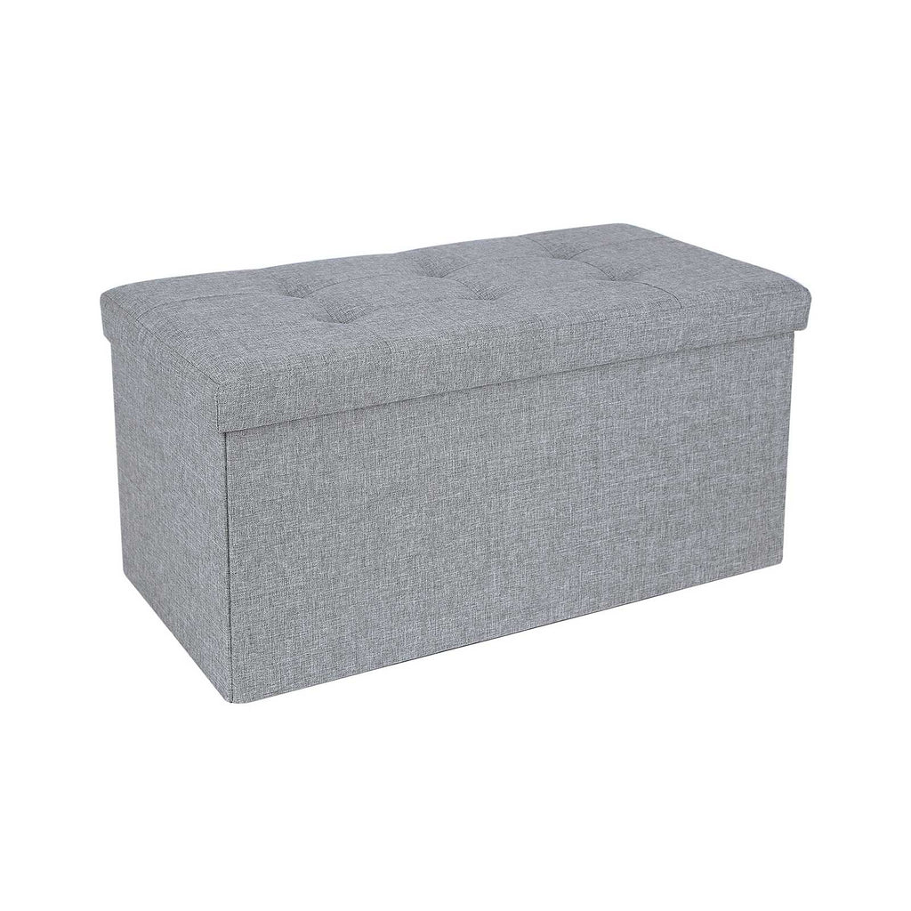Zitbank – 80 L – opvouwbaar – 300 kg – 76 x 38 x 38 cm – lichtgrijs