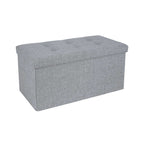 Zitbank – 80 L – opvouwbaar – 300 kg – 76 x 38 x 38 cm – lichtgrijs