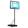 Basketbollkorg, – höjdjusterbar cm, basketbollställ med LED ljusslinga, fyllbar fotbas – 164-193