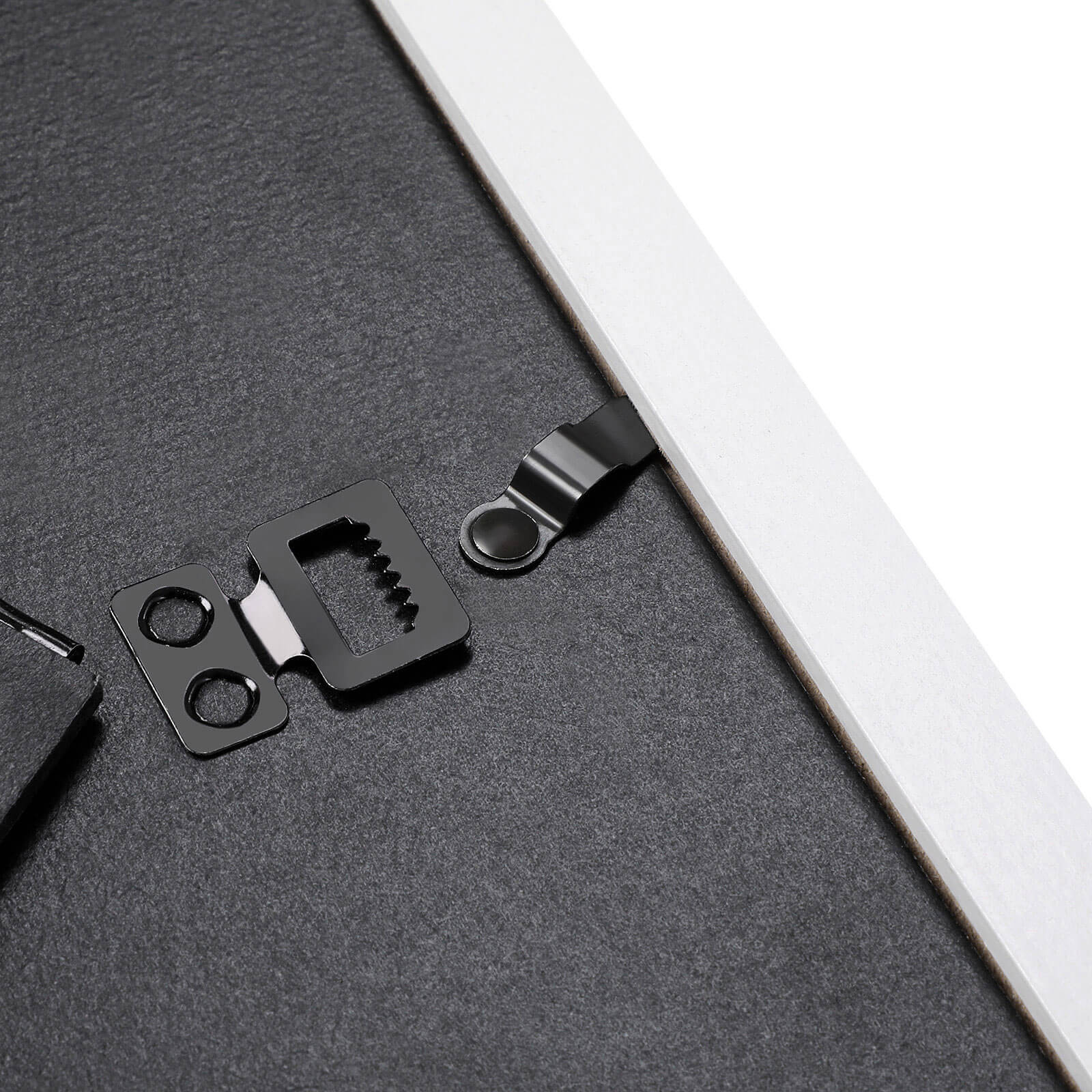 Fotolijst set van 10 – Houten uitstraling – Wit