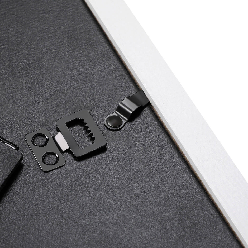 Fotolijst set van 10 – Houten uitstraling – Wit