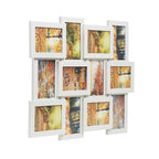 Fotolijst – collage – voor 12 foto’s – wit