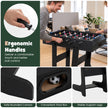 Bordfotboll, – platsbesparande fotbollsbord med stabila handtag, – 33 x 36 x 109 cm
