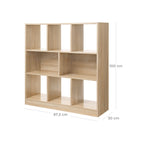 Boekenkast – kubusplank – woonkamerkast – 97,5 x 30 x 100 cm – hout