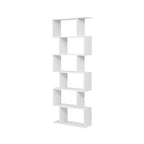 Boekenkast – 6 niveaus – decoratief – wit