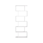 Boekenkast – 6 niveaus – decoratief – wit