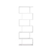 Boekenkast met 6 niveaus – Veiligheid door verankeringspunten – 70 x 24 x 190,5 cm