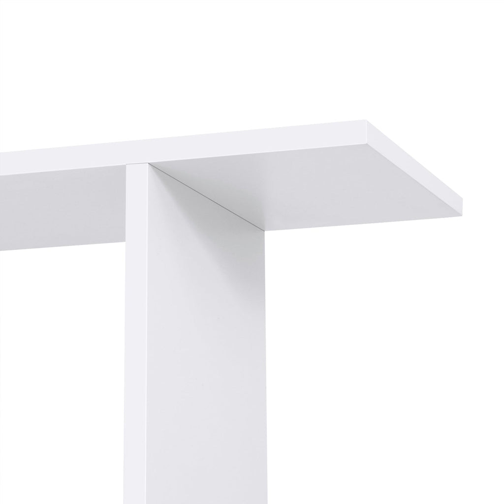 Boekenkast – 6 niveaus – decoratief – wit