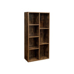 Boekenkast - Staande plankenkast - Woonkamerkast - Vintage bruin
