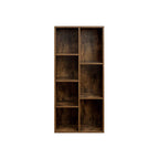 Boekenkast - Staande plankenkast - Woonkamerkast - Vintage bruin