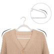 Fluwelen kleerhangers – Antislip – Set van 50 – Wit