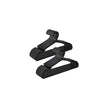 Kleerhangers Set van 50 – 41,7 cm Breed – Inktzwart
