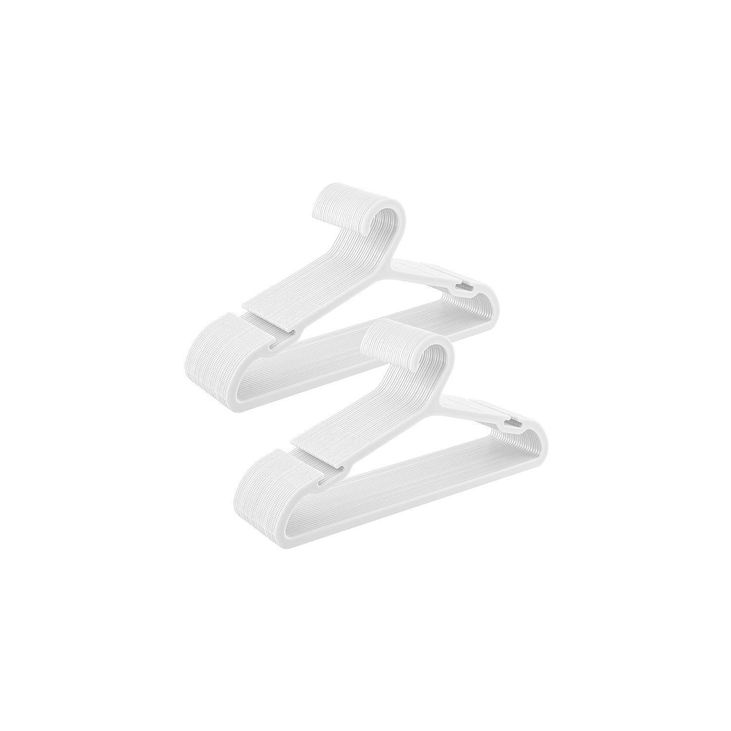 Kleerhangers Kunststof Set Van 50 41,7 Cm Breed Inktzwart