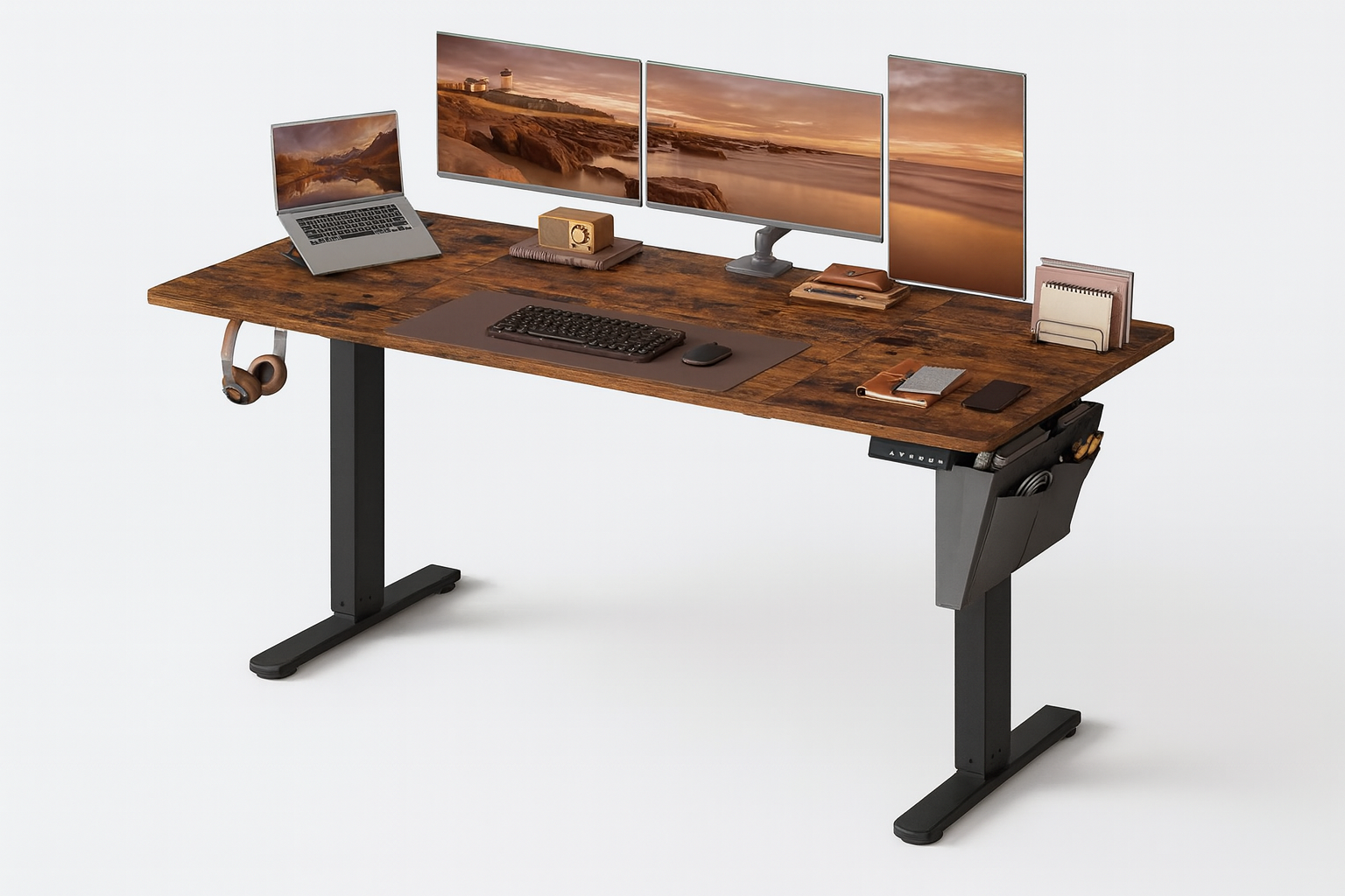 Elektrisch Bureau - In hoogte verstelbaar - 4 geheugenstanden - USB C Snellader - 120 tm 180 x 80