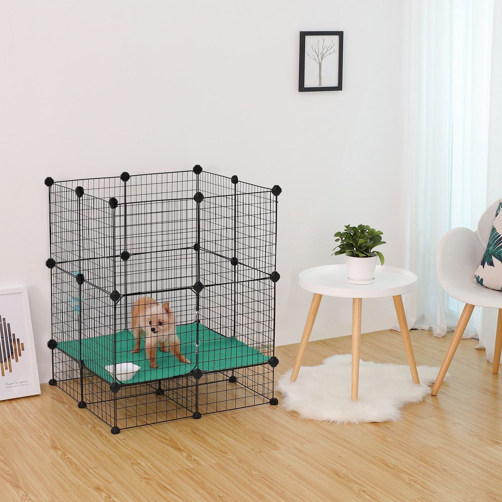 Hondenkooi – Flexibel en veilig – Zwart