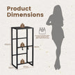 Dryckeslådsställ – för lådor, metallställ med öppet fack och – 2 2
