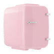 Mini-koelkast - Draagbaar met Koel- en Verwarmfunctie - 12V/230V - 4 L - Roze - 28 x 20,5 x 29,5 cm