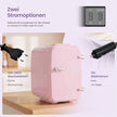 Mini-koelkast - Draagbaar met Koel- en Verwarmfunctie - 12V/230V - 4 L - Roze - 28 x 20,5 x 29,5 cm