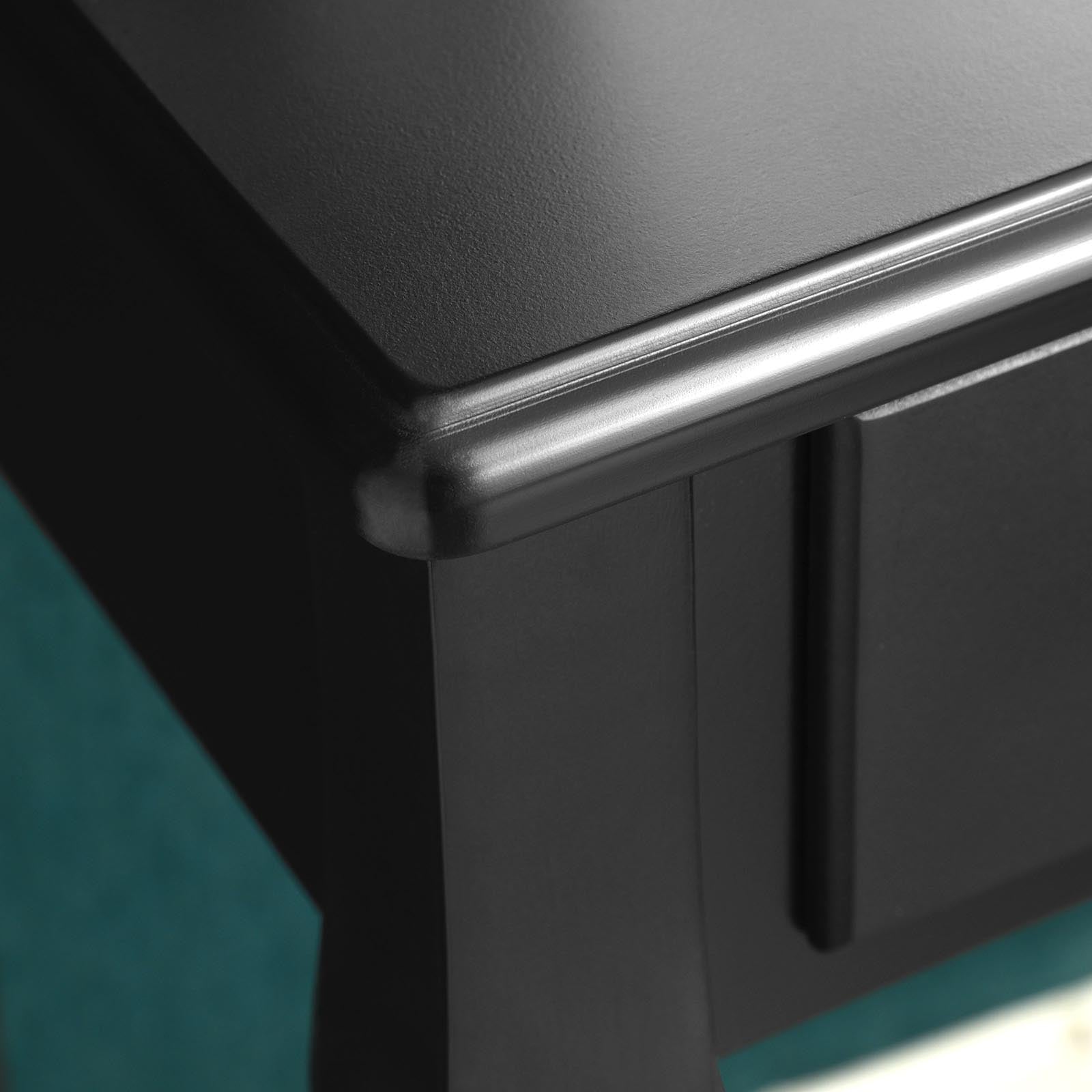 Kaptafel - Make-up tafel met spiegel en lades - Cosmetica tafel - Zwart