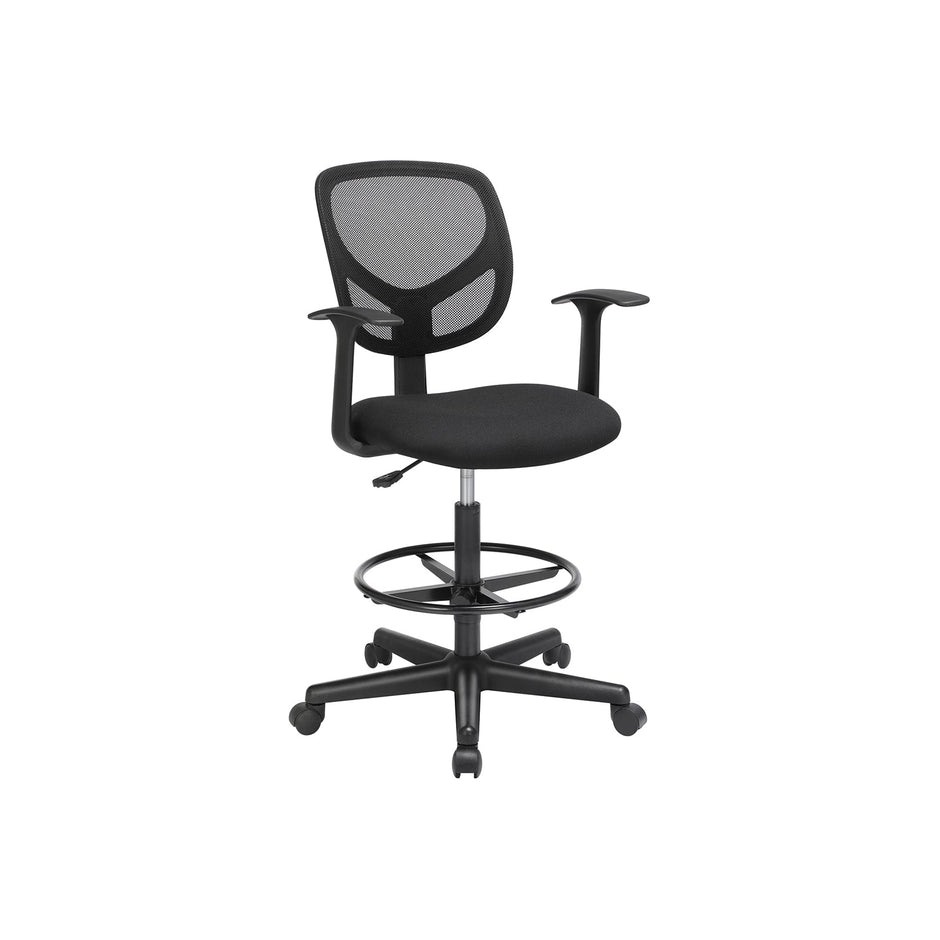 Ergonomische Bureaustoel – Met voetensteun – 360° roteerfunctie – Verstelbare zithoogte