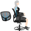 Ergonomische Bureaustoel – Met voetensteun – 360° roteerfunctie – Verstelbare zithoogte