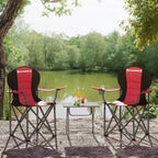 Campingstoel – Schuimgevulde zitting – Rood