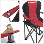 Campingstoel – Schuimgevulde zitting – Rood