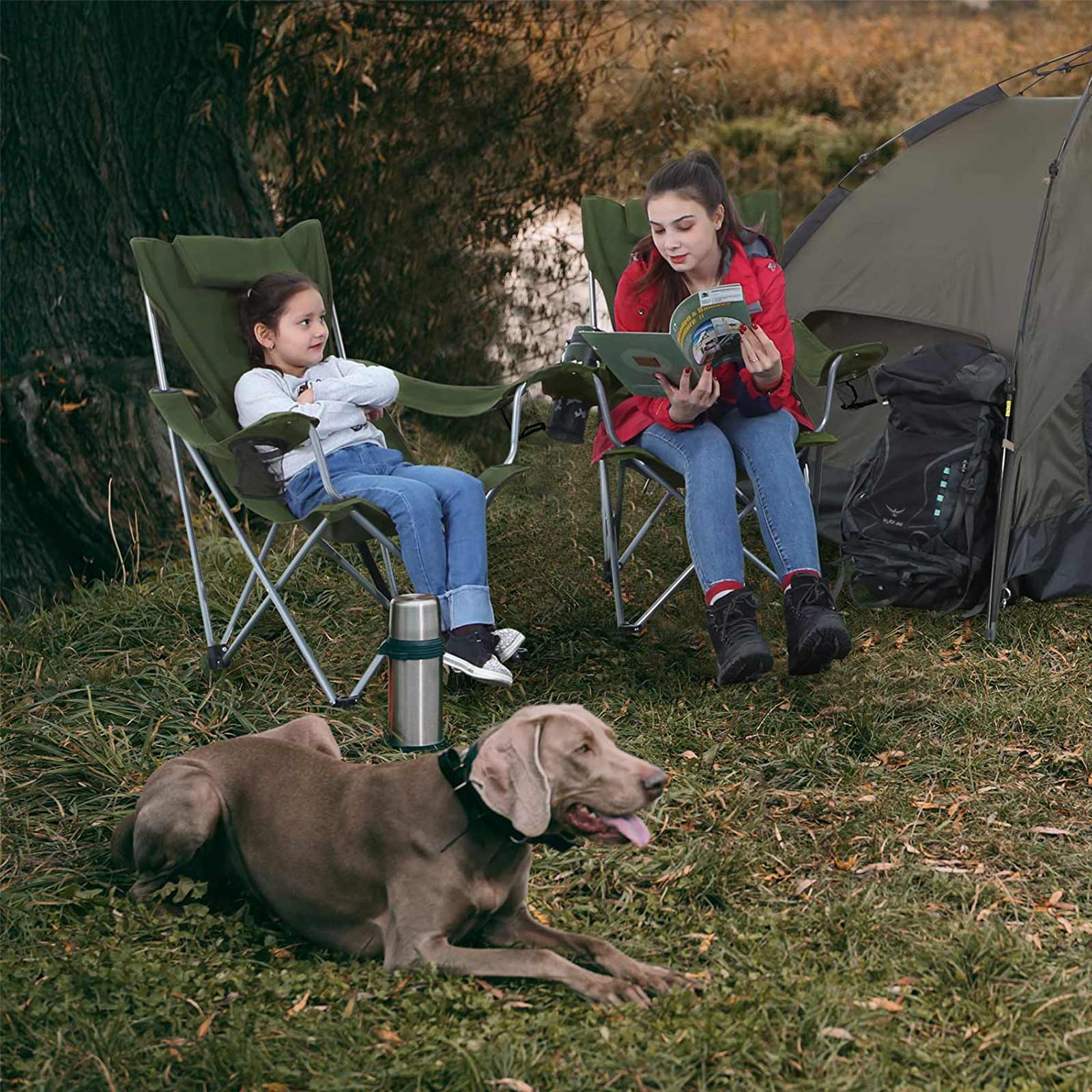 Campingstoel – groen