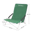 Strandstoel – hoge rugleuning – comfortabel – groen