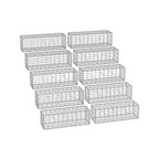 Schanskorven – set van 10 – voor stenen – 5 x 10 cm maaswijdte