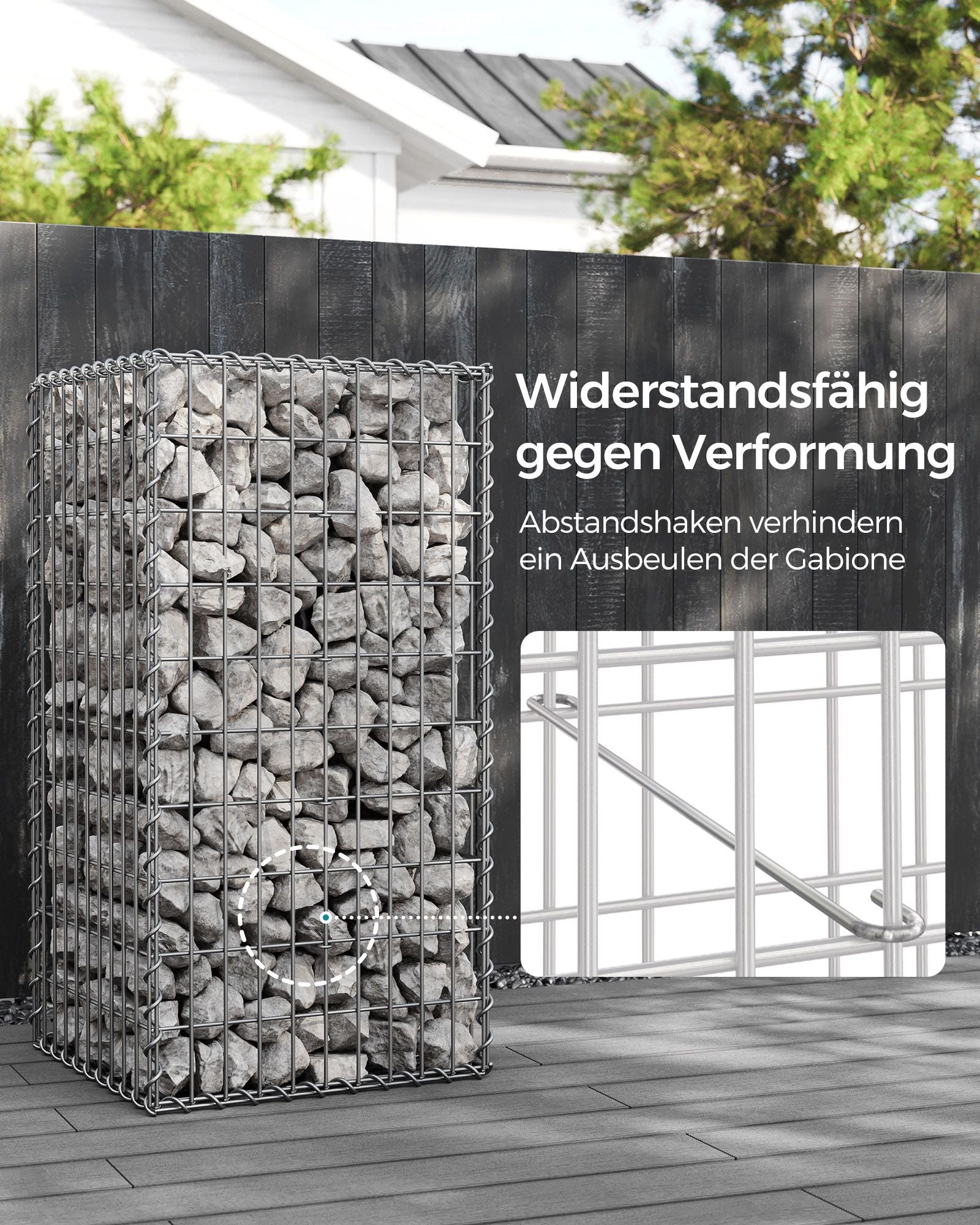 Draadmanden – voor stenen – set van 10 – zilver