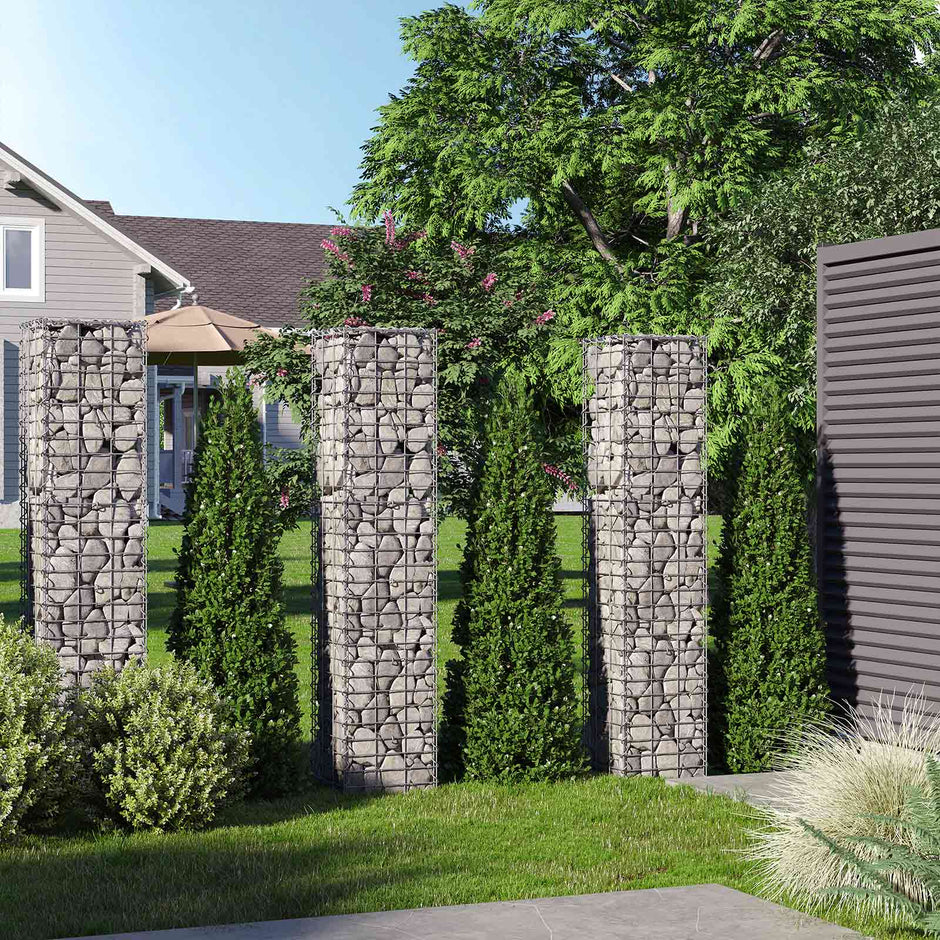 Schanskorf – Gegalvaniseerd staal – Zilver