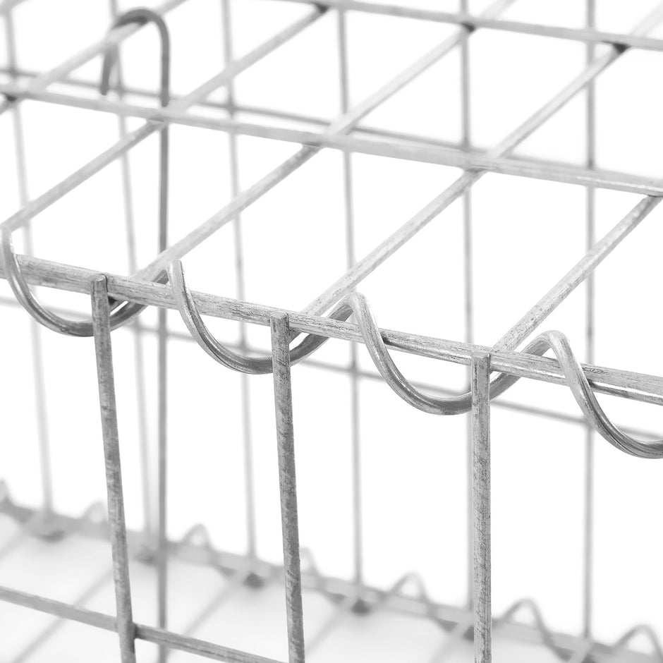 Schanskorf – Gegalvaniseerd staal – Zilver