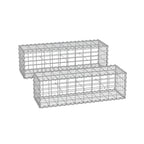 Schanskorven – set van 2 – voor stenen – 5 x 10 cm maaswijdte
