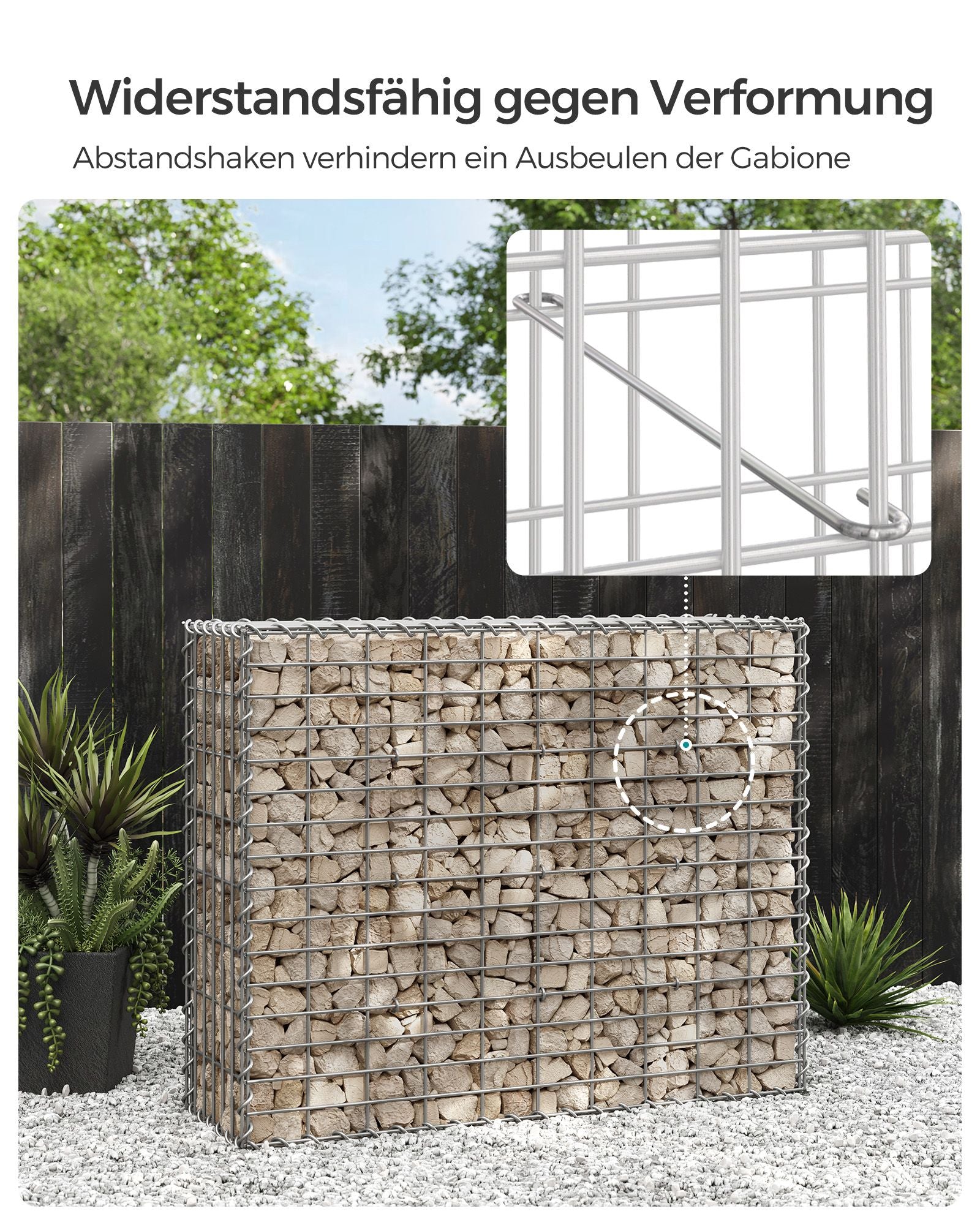 Set van 4 schanskorven – 100 x 80 x 30 cm – zilver