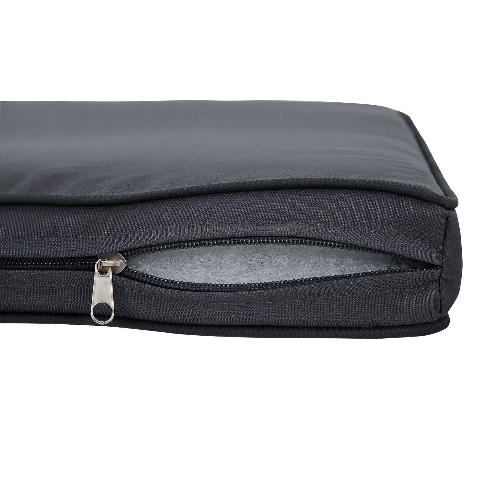 Tuinmeubelset – Comfortabele stoelen met kussens – Rookgrijs en wit