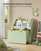 Boekenkast – met 3 planken & op wielen