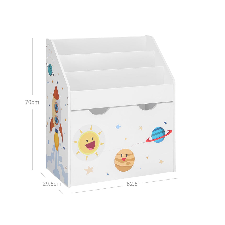 Opbergrek – Ruimtebesparend – Wit – Kleurrijk