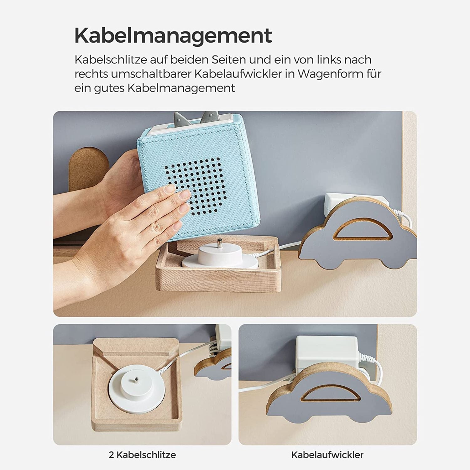 Kinderplank – Perfect voor kinderkamer – Grijs