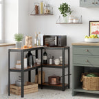 Set van 2 staande rekken – Verstelbaar en deelbaar – Zwart