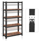 Set van 2 staande rekken – Verstelbaar en deelbaar – Zwart